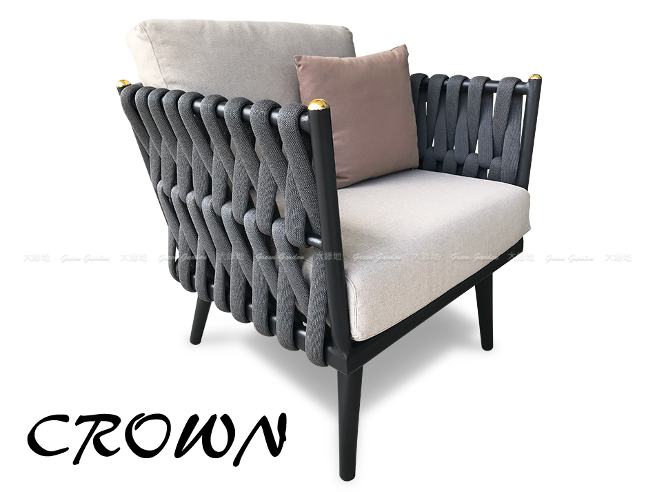 皇冠沙發單人椅