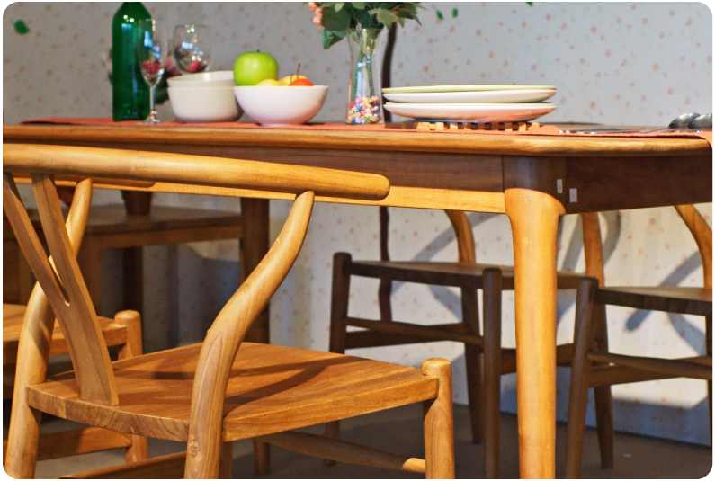 讓家人安心使用的餐桌椅
