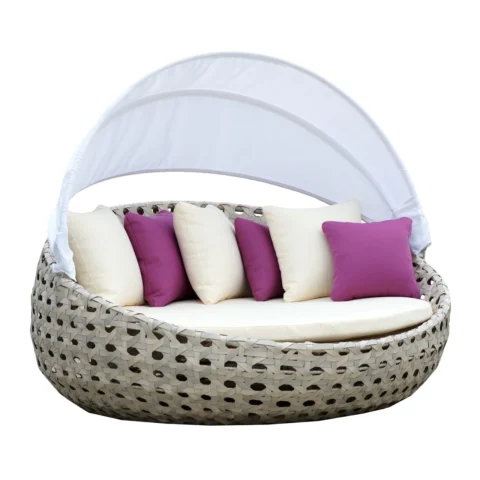 訂製藤編躺床-01