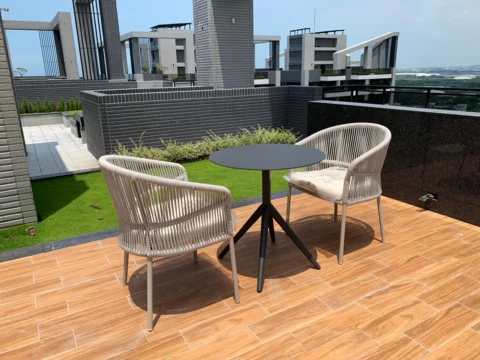 訂製織繩餐椅組