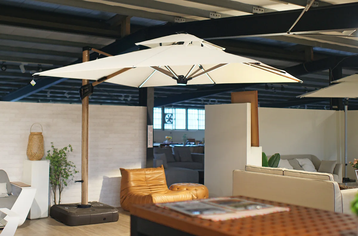 木紋液壓傘新色實景