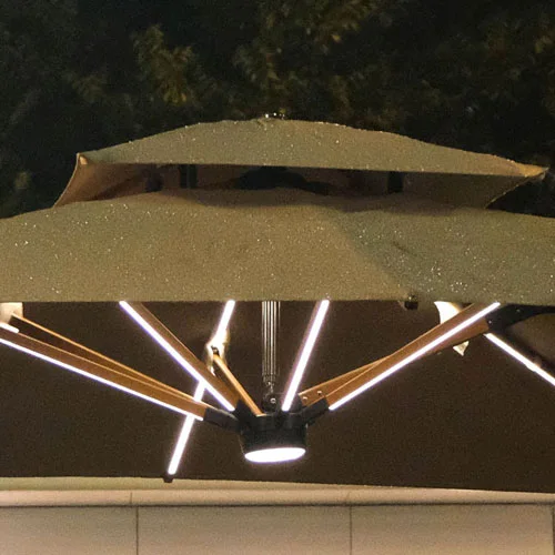 杜拜液壓太陽能傘細節