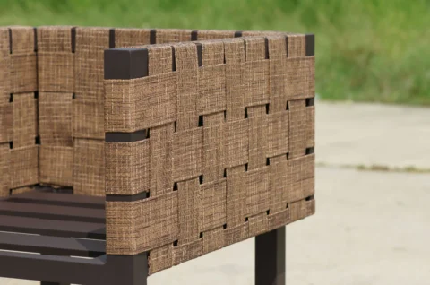 訂製片藤餐椅細節