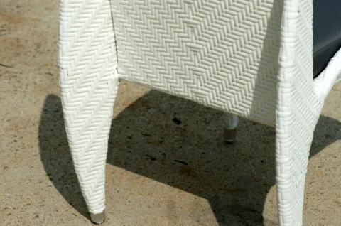 訂製塑藤餐椅細節