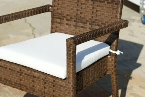 訂製藤編餐椅細節