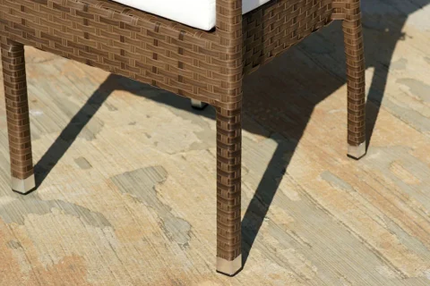 訂製藤編餐椅細節