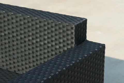 訂製塑藤沙發細節