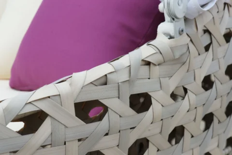 訂製藤編躺床細節