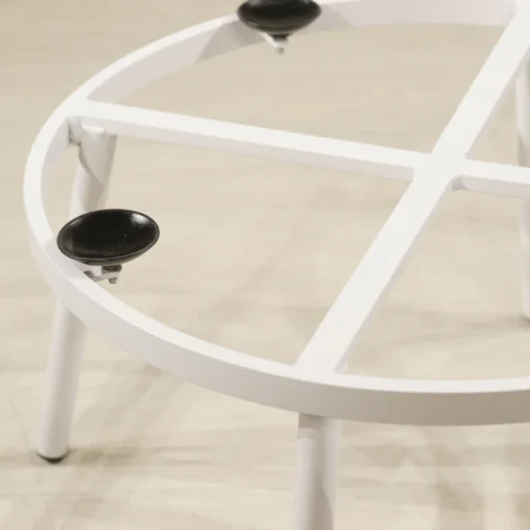 岩板圓形咖啡桌（白色）