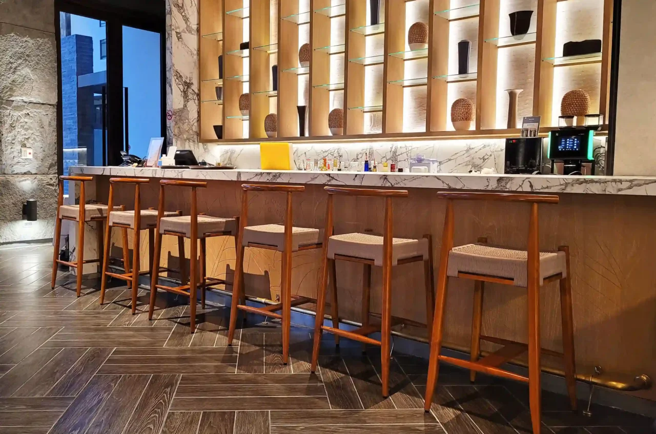 露璞 柚木吧椅 高腳椅