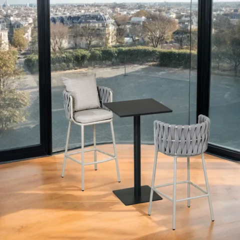 艾維斯高腳椅組