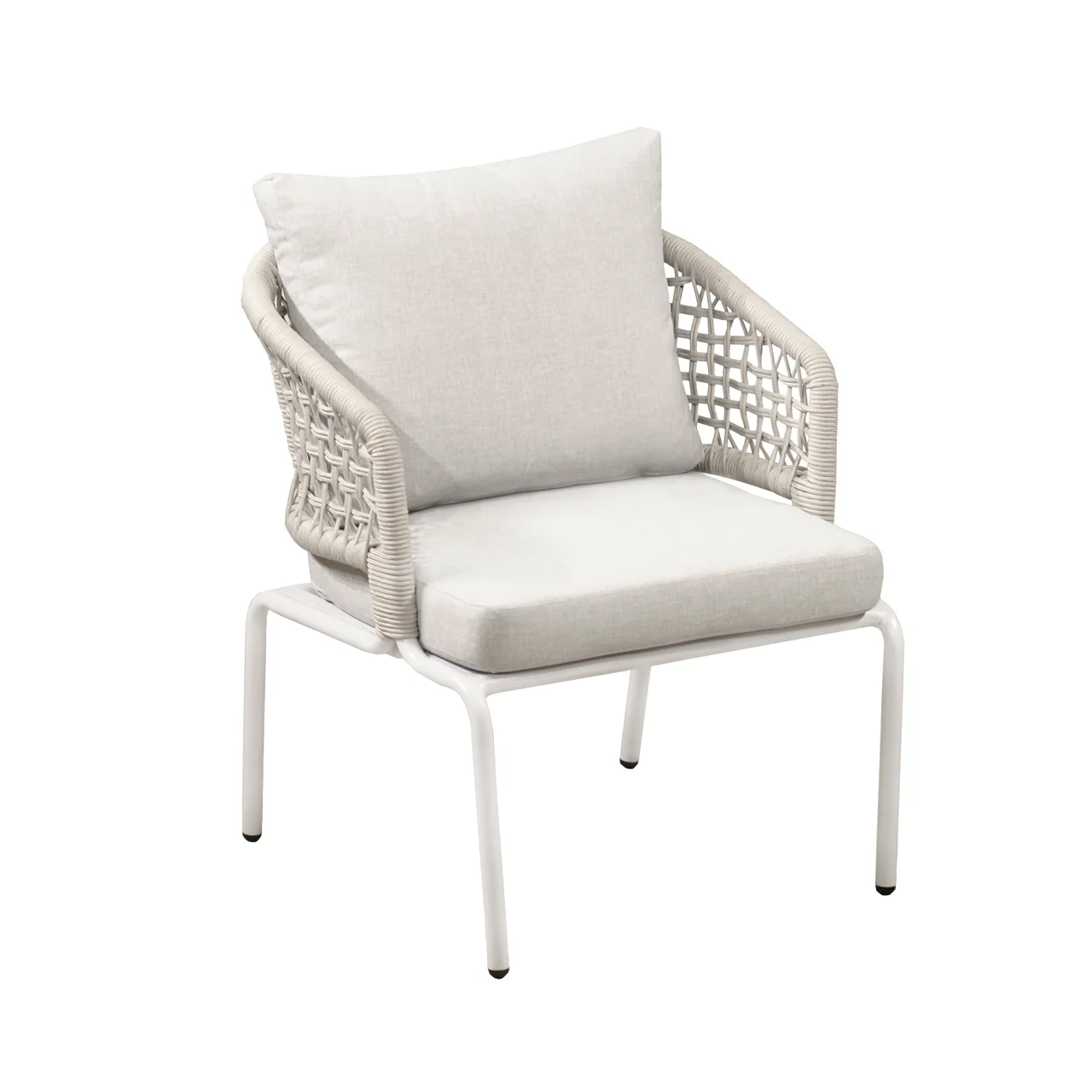 里昂單人沙發（白色）