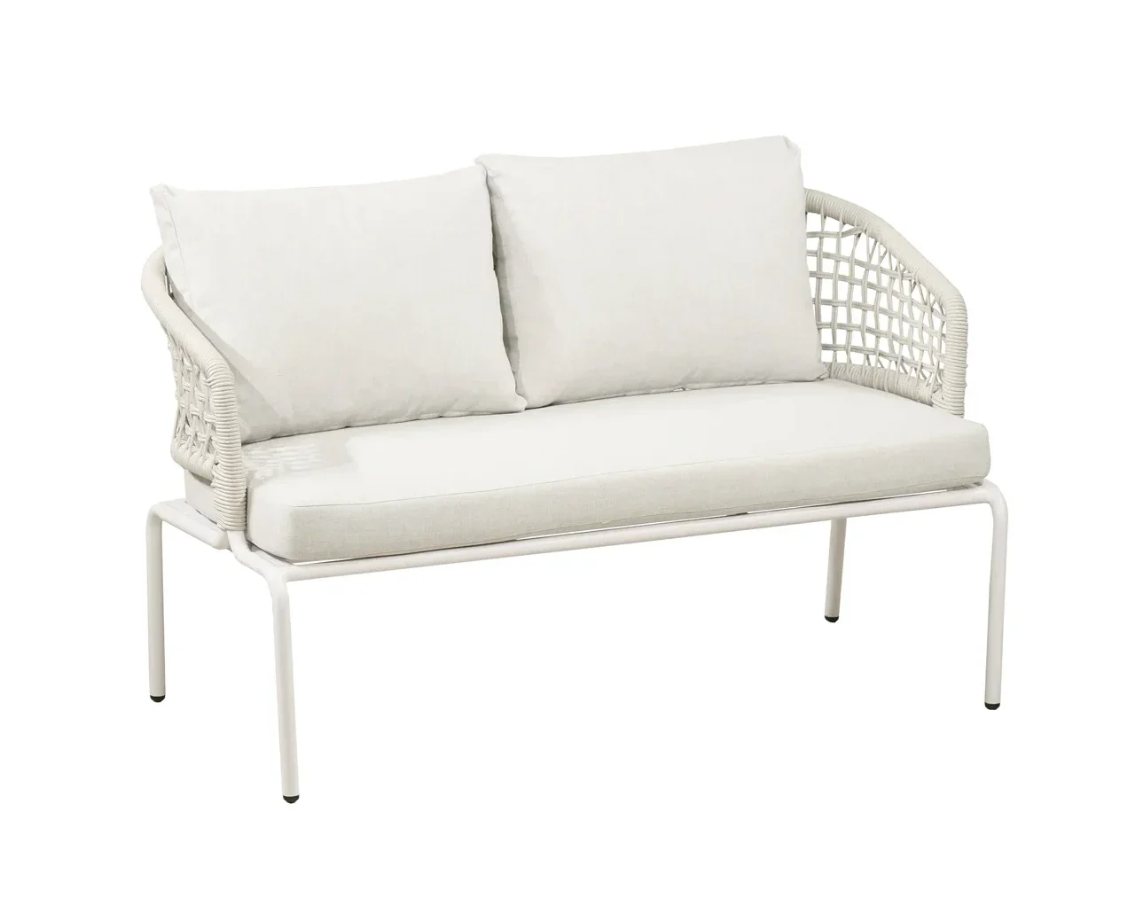 里昂雙人沙發（白色）