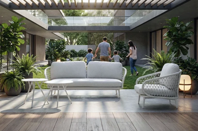 菲歐娜織繩沙發