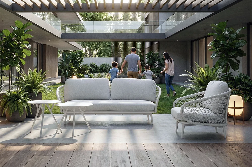 菲歐娜織繩沙發