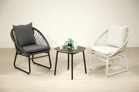 露納織繩沙發 萊特茶几