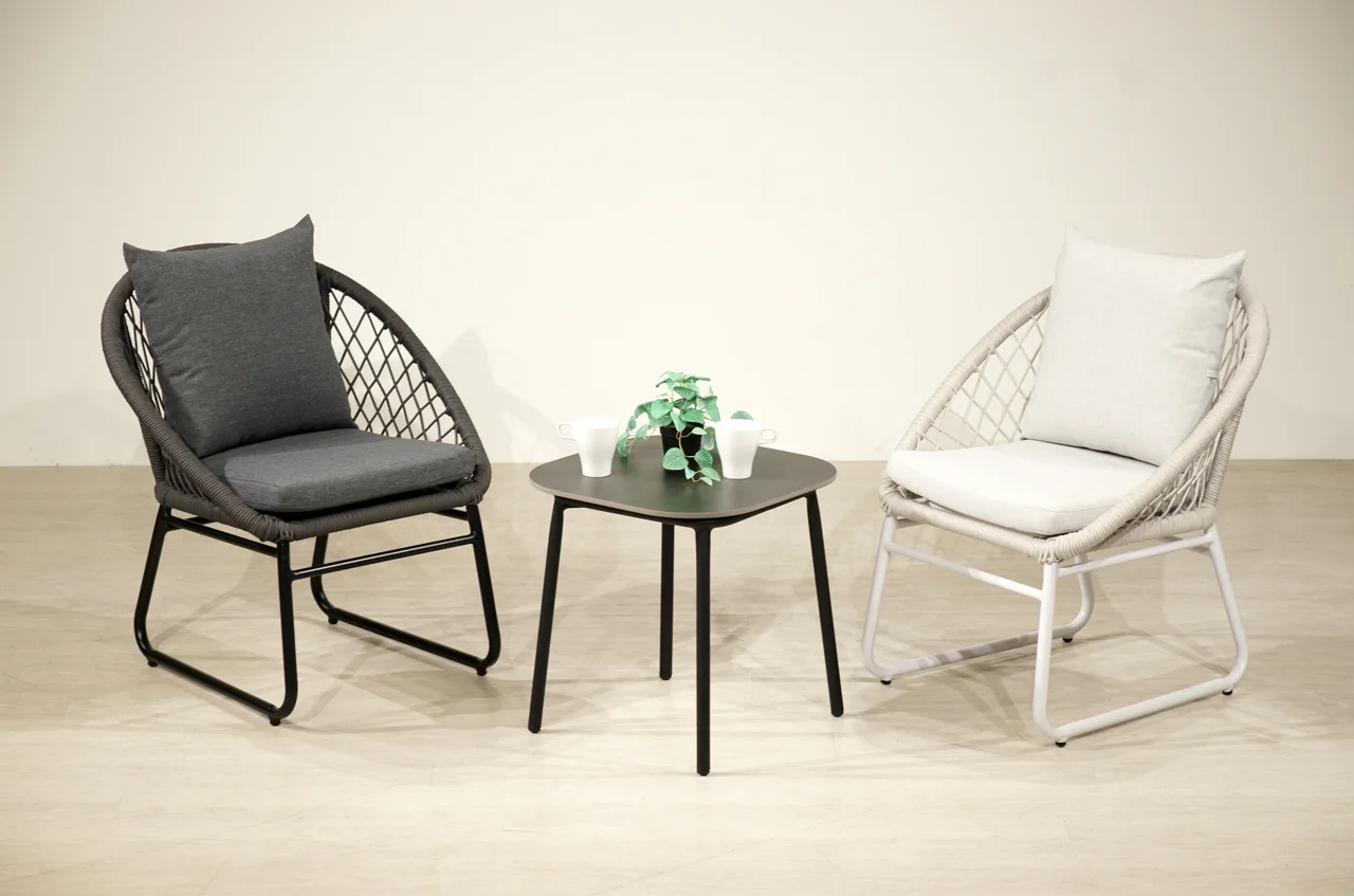 露納織繩沙發 萊特茶几