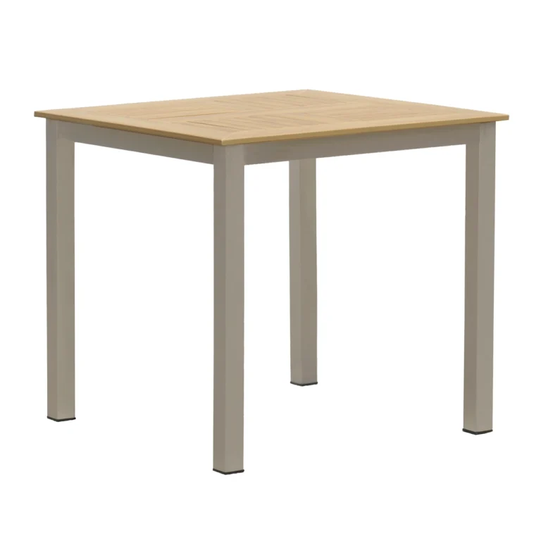 塑木十字紋方桌 80cm