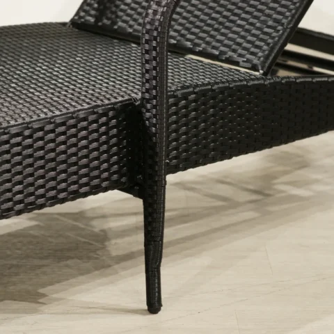 維特躺椅-深黑條