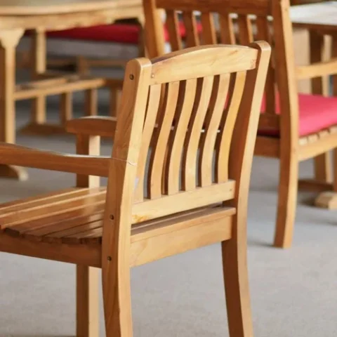 teak outdoor furniture table and chair