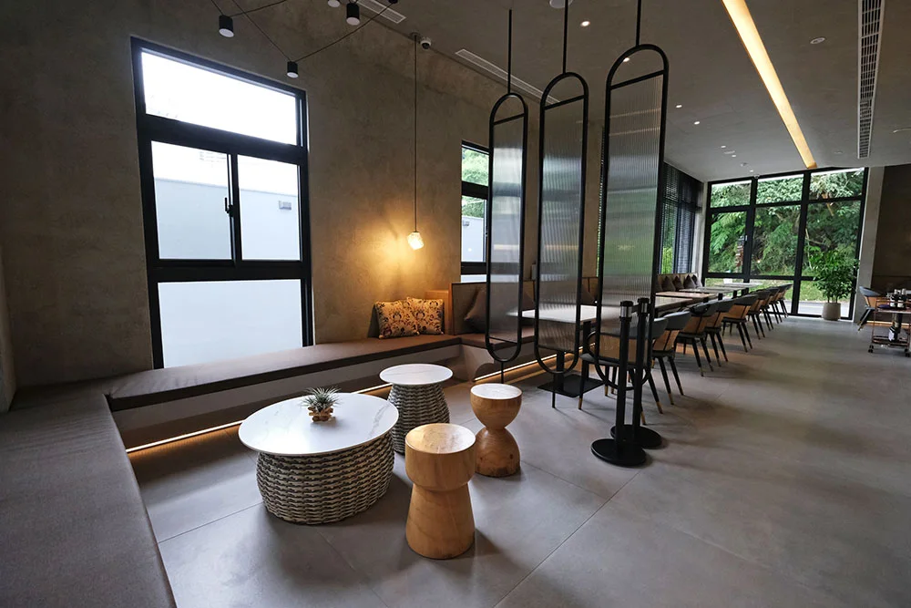 歸璞泊旅餐廳家具實景