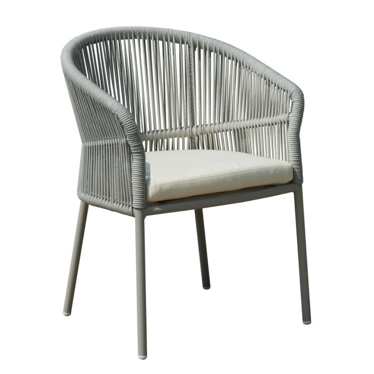 訂製織繩扶手餐椅