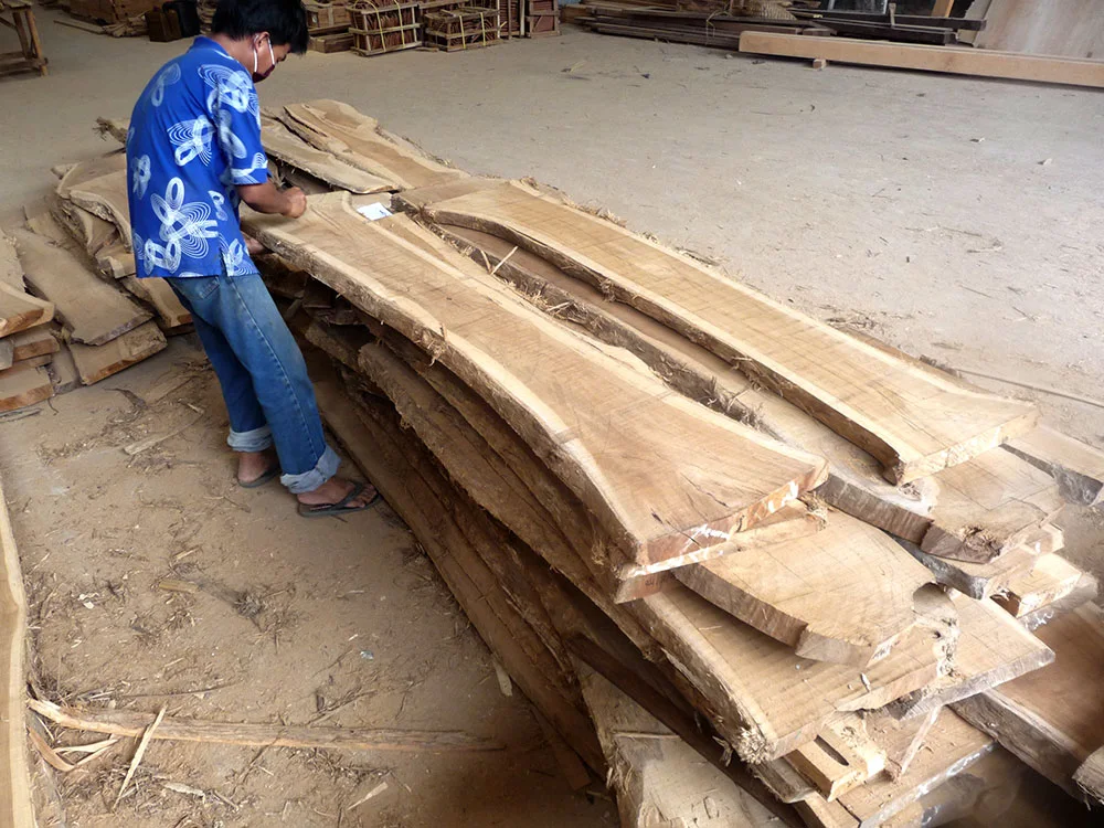 來自印尼的原始柚木優良