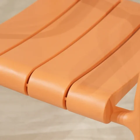 安妮休閒椅-橘色