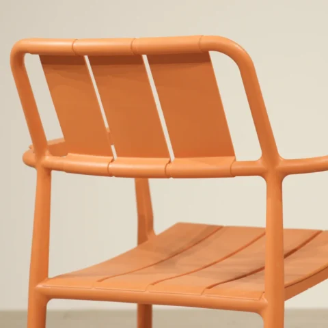 安妮休閒椅-橘色