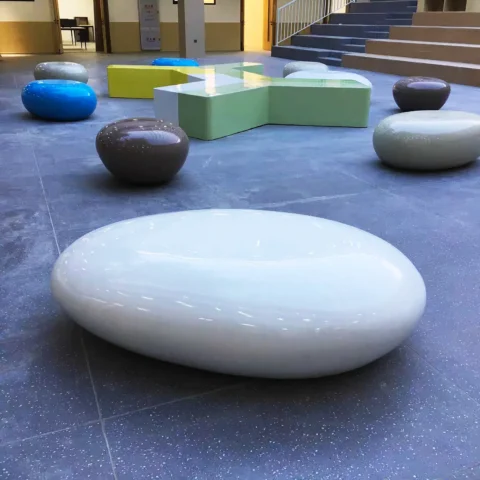 綠河石椅樣品