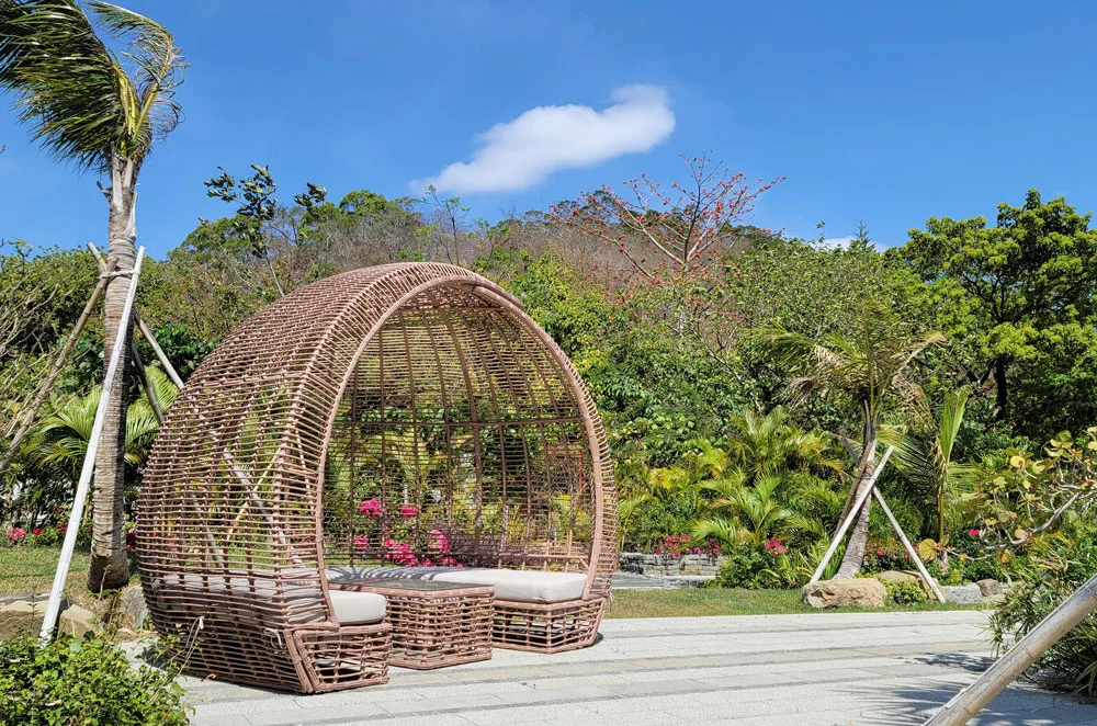 長鈺飯店訂製貝殼躺床