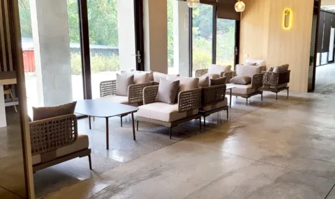 日月潭渡假飯店的公設家具