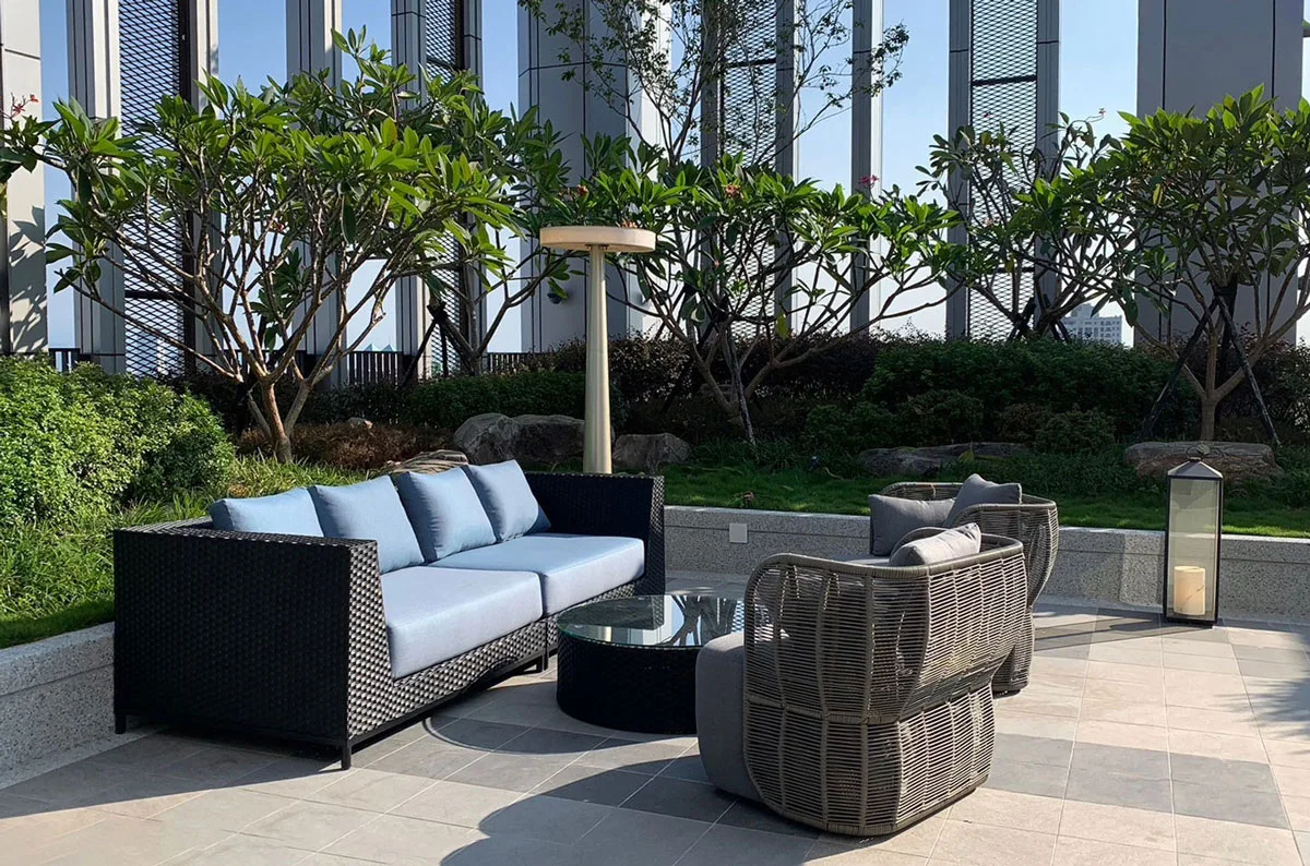 戶外桌椅的防潑水不等於防水