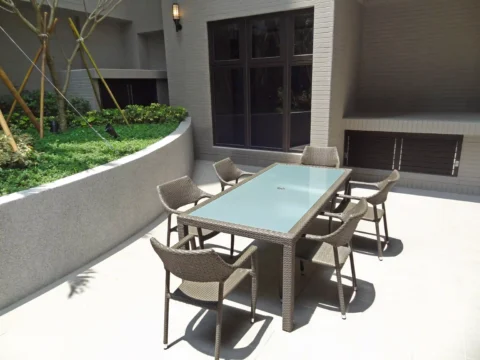布萊曼 藤編扶手餐椅